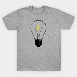 lightbulb heartbeat T-Shirt